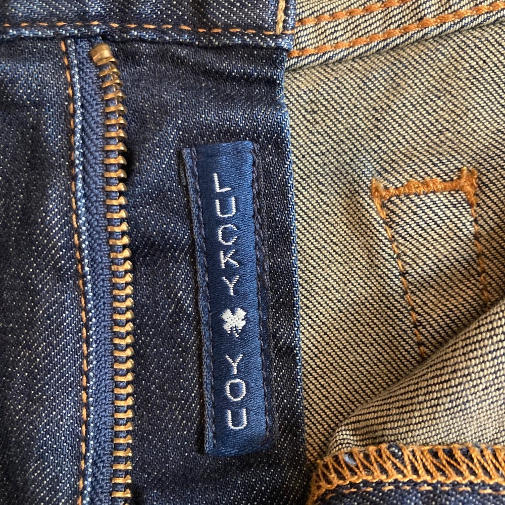 Lucky Brand Jeans Mens 38x30 221 Original Straight Dark Wash 7M11995 Classic - Picture 11 of 15
